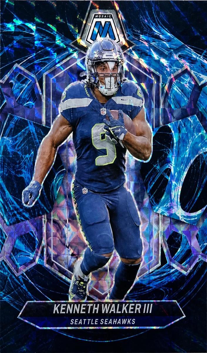 2024 Panini Mosaic Football Genesis Kenneth Walker III #198 PSA 10