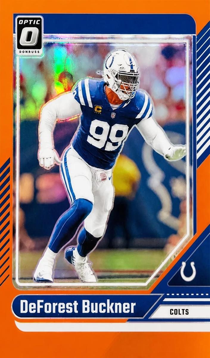 2024 Donruss Optic Football Orange DeForest Buckner #86