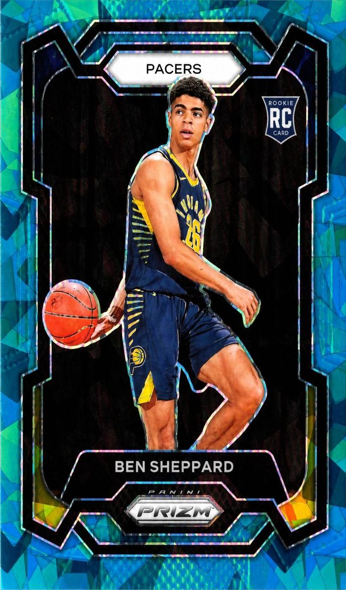 2023 Panini Prizm Basketball Teal Ice Ben Sheppard #172 SGC 9