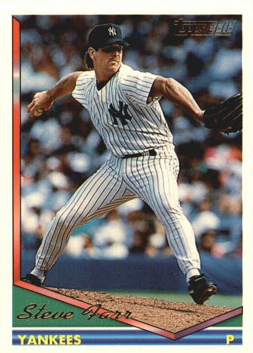 1994 Topps Baseball Gold Steve Farr #641