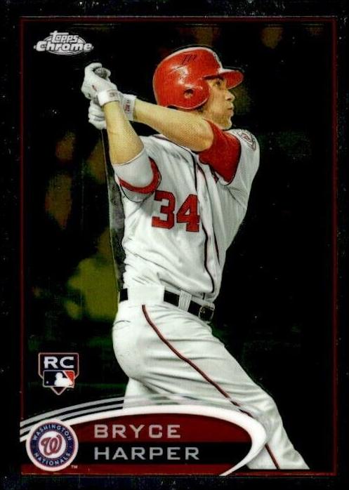 2012 Topps Chrome Baseball Bryce Harper #196