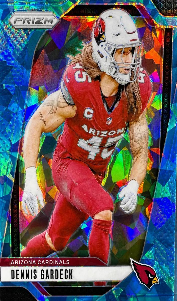2024 Panini Prizm Football Blue Ice Dennis Gardeck #6