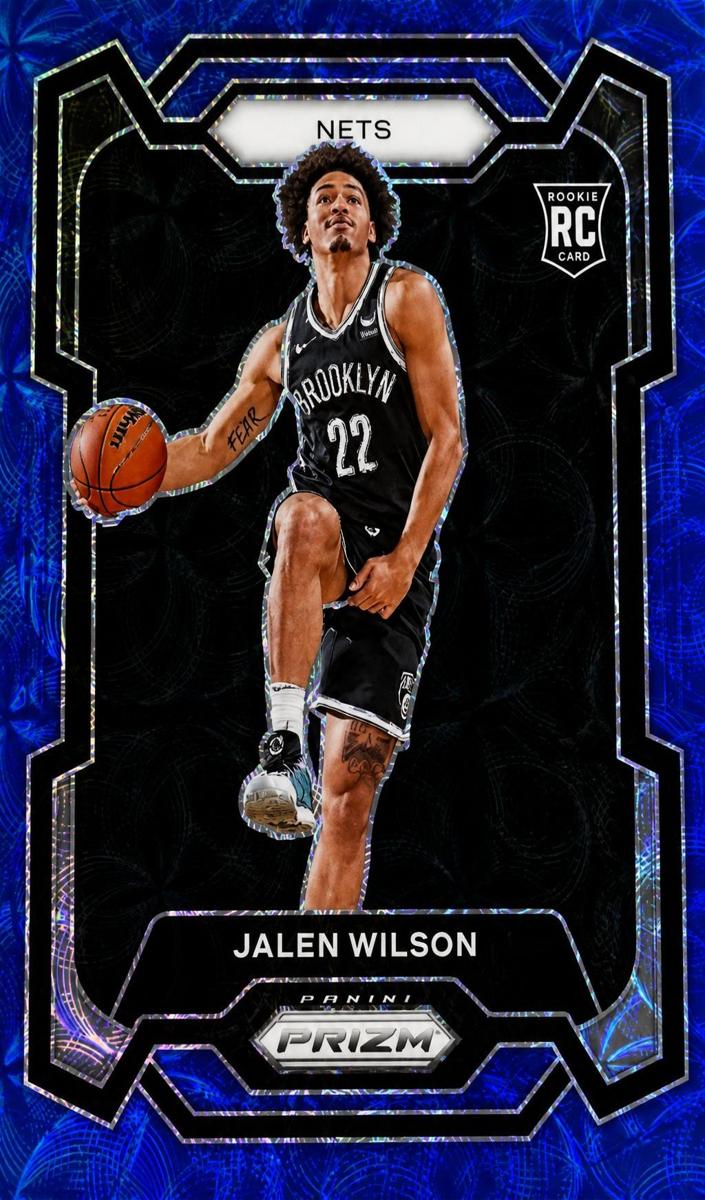 2023 Panini Prizm Basketball Choice Blue Jalen Wilson #128 PSA 10
