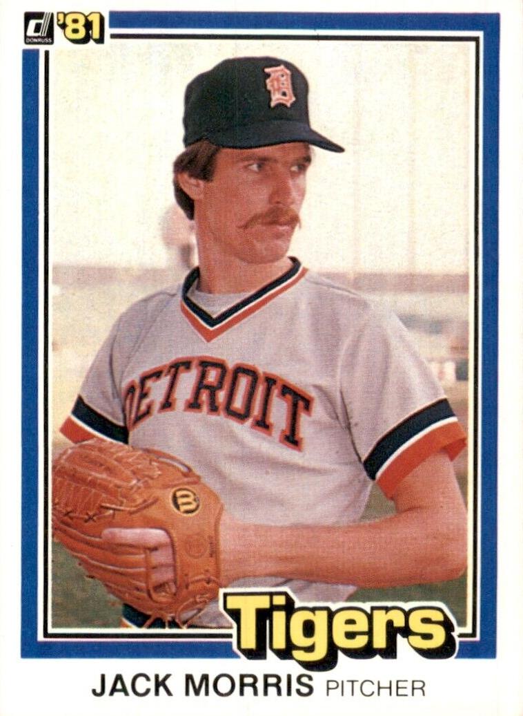 1981 Donruss Baseball Jack Morris #127 PSA 10