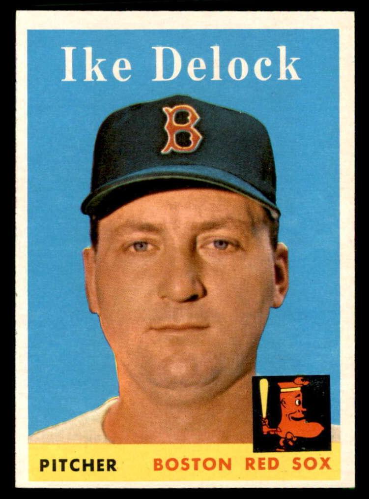 1958 Topps Baseball Ike Delock #328 PSA 7