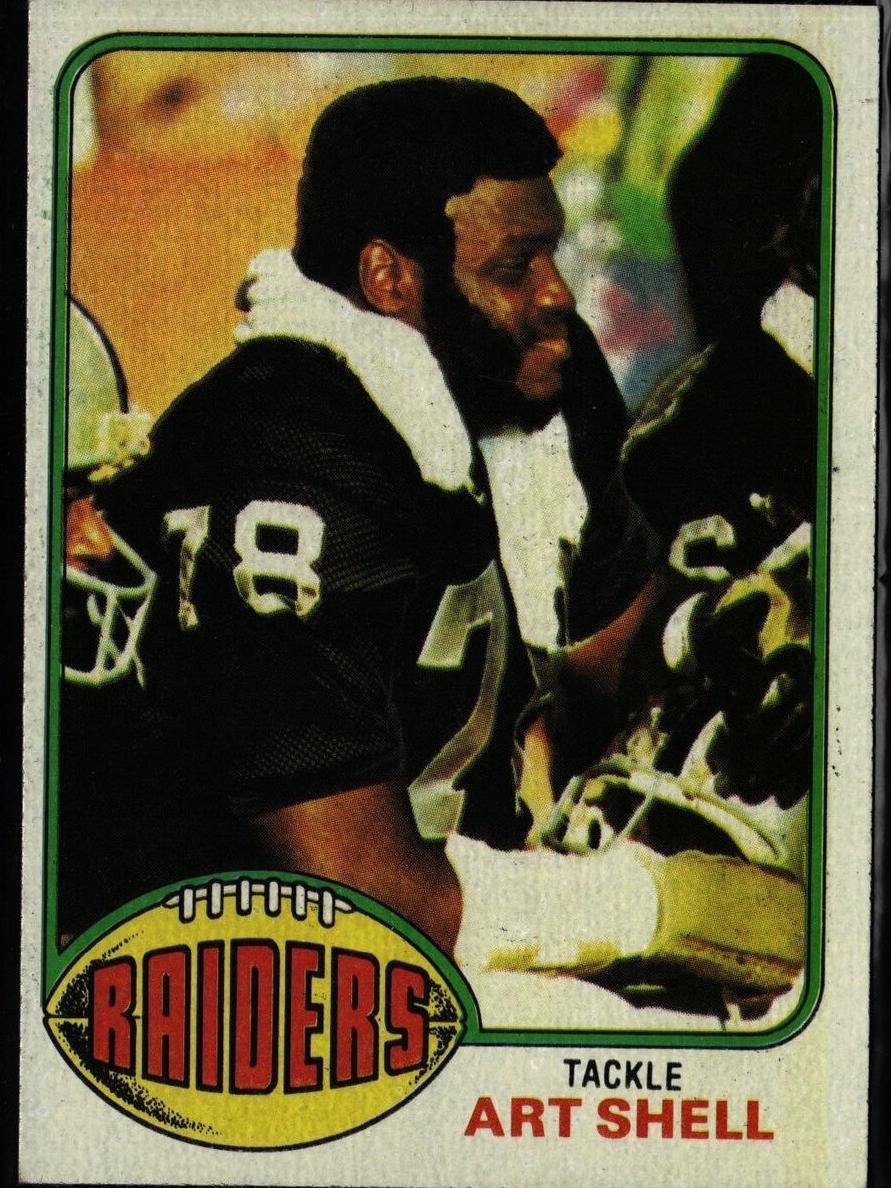 1976 Topps Football Art Shell #380 PSA 7