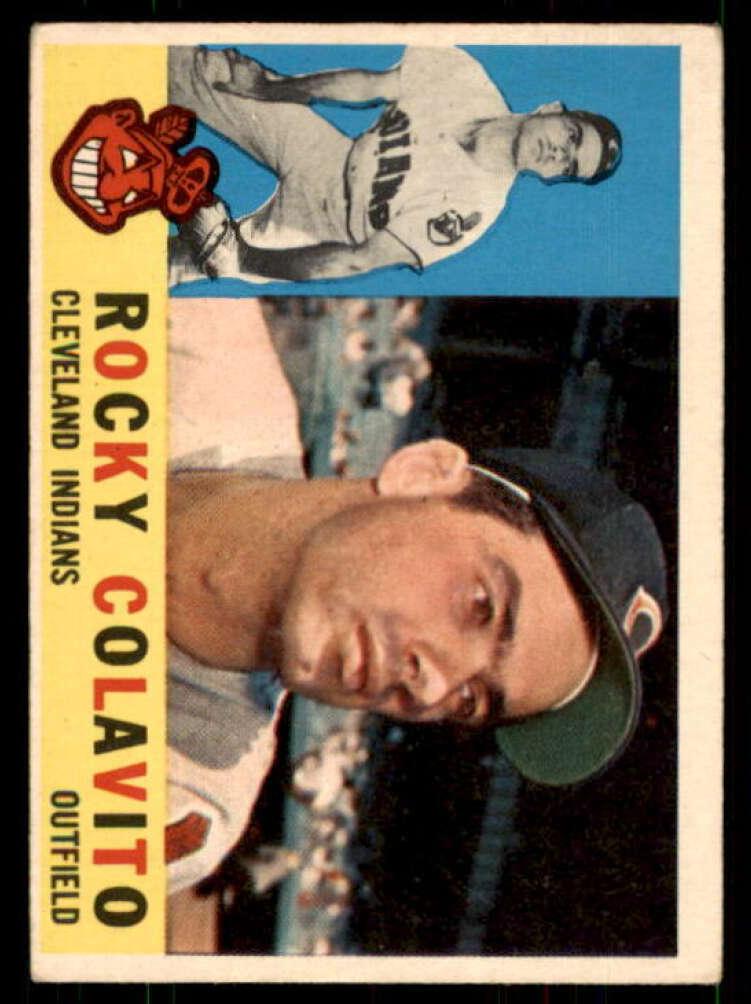 1960 Topps Baseball Rocky Colavito #400