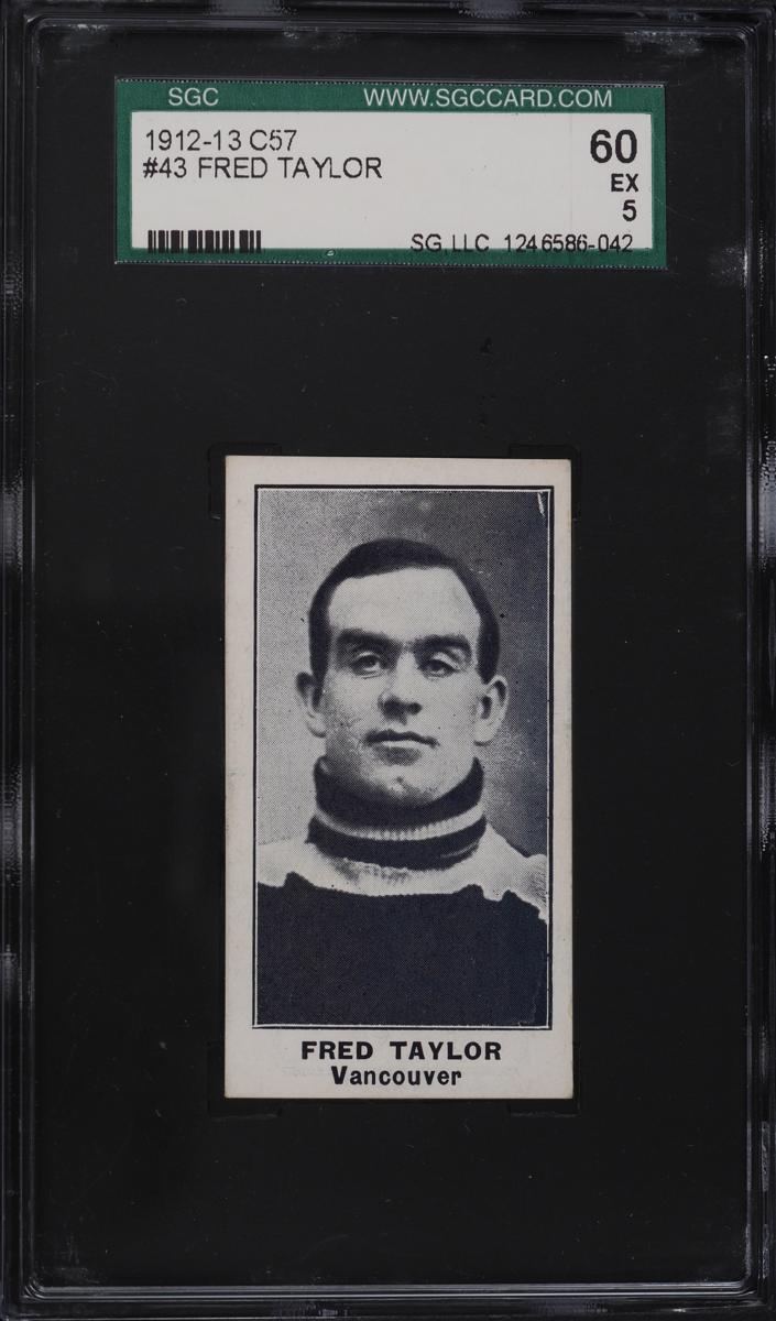 1912 Imperial Tobacco C57 Hockey Fred Taylor #43 PSA 1