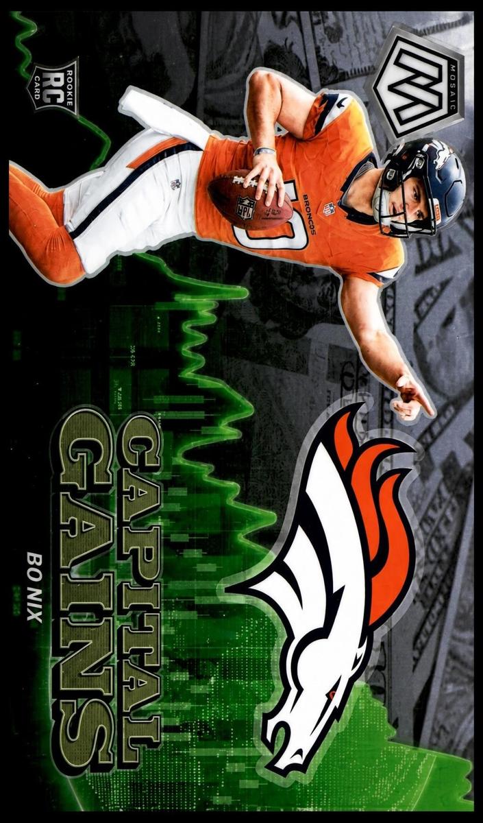2024 Panini Mosaic Football Mosaic Bo Nix #24 PSA 8.5