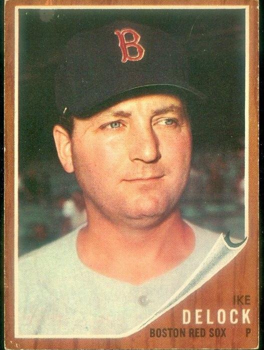 1962 Topps Baseball Ike Delock #201 PSA 8