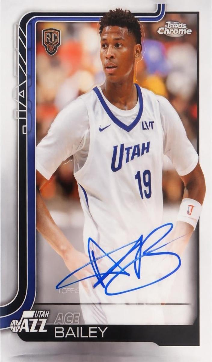 2025 Topps Chrome Basketball Ace Bailey #TCAR-AB