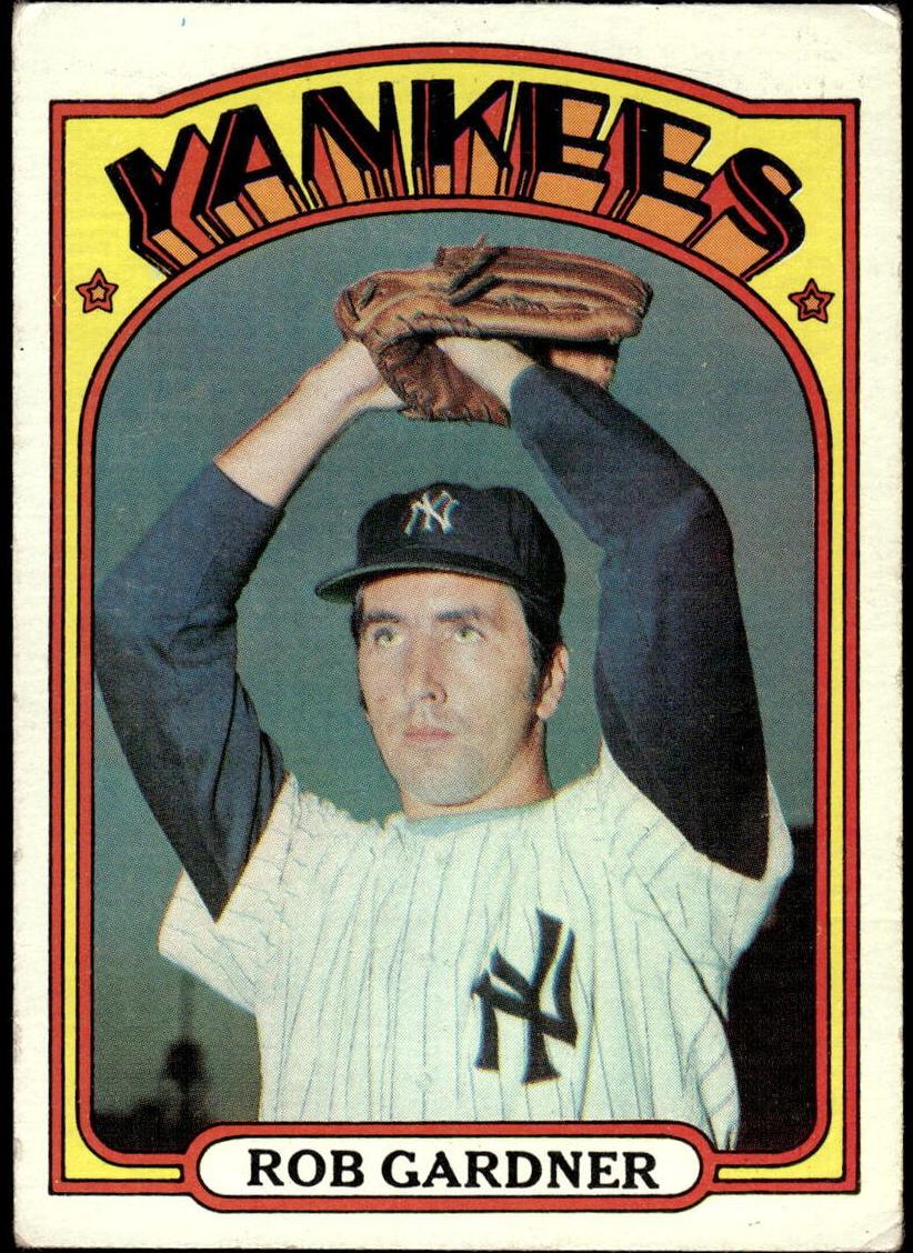 1972 Topps Baseball Rob Gardner #22