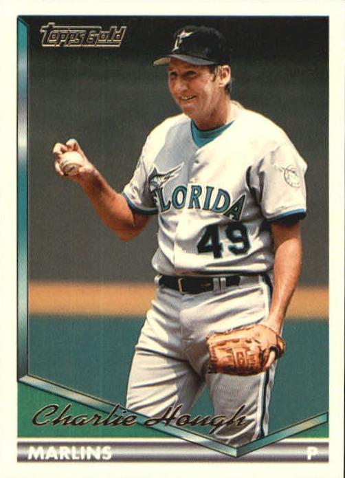 1994 Topps Baseball Gold Charlie Hough #625