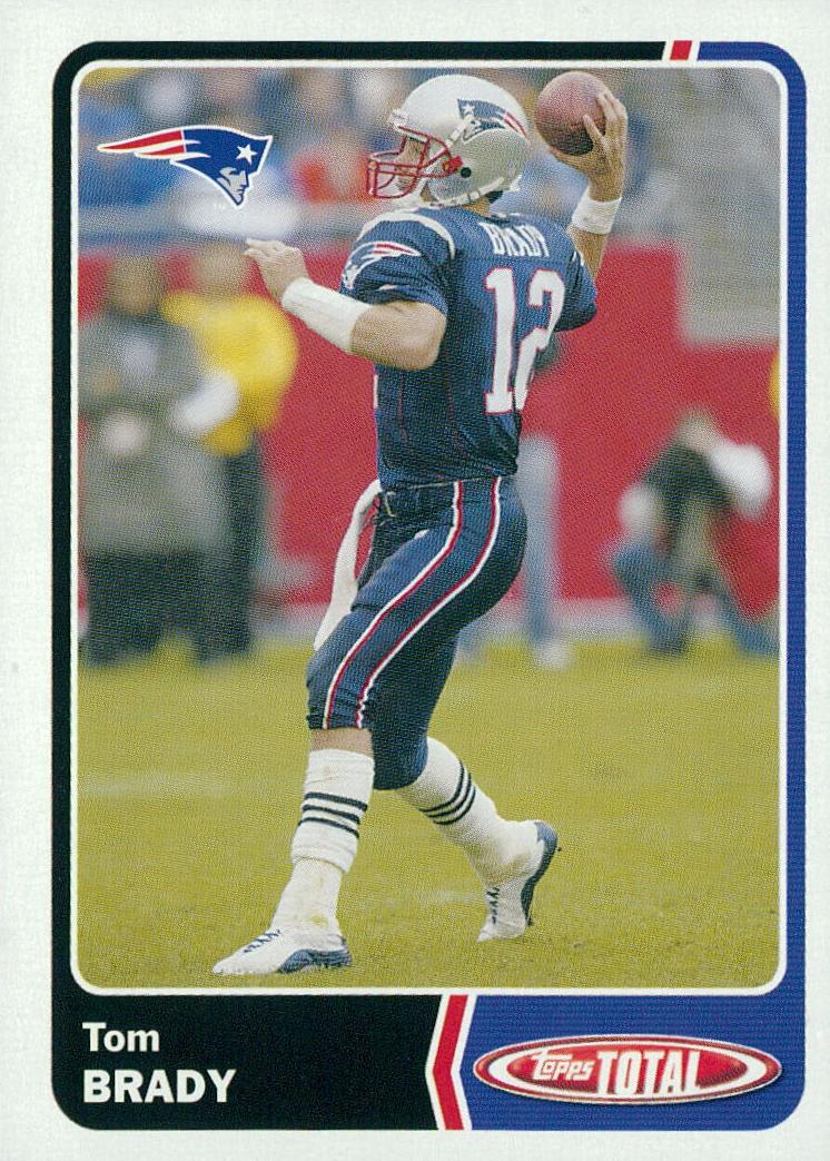 2003 Topps Total Football Tom Brady #TC19 PSA 9