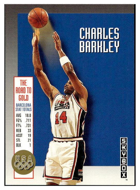 1992 Skybox Basketball Charles Barkley #USA7 PSA 10