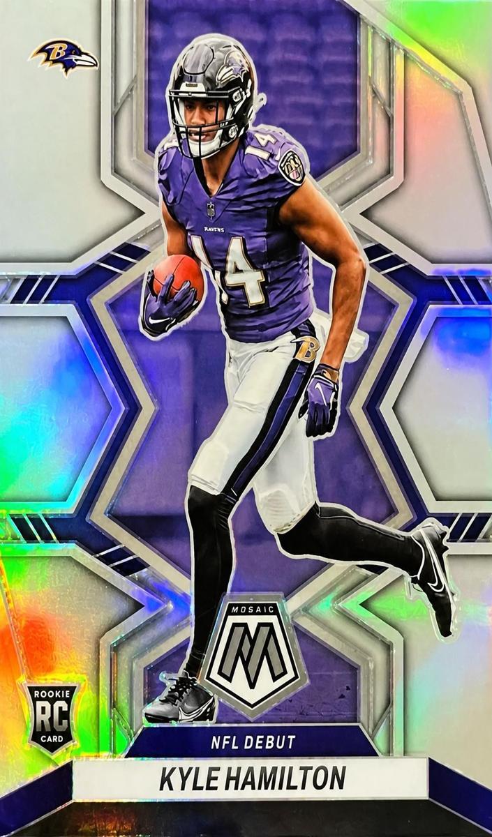 2022 Panini Mosaic Football Silver Kyle Hamilton #288 PSA 10