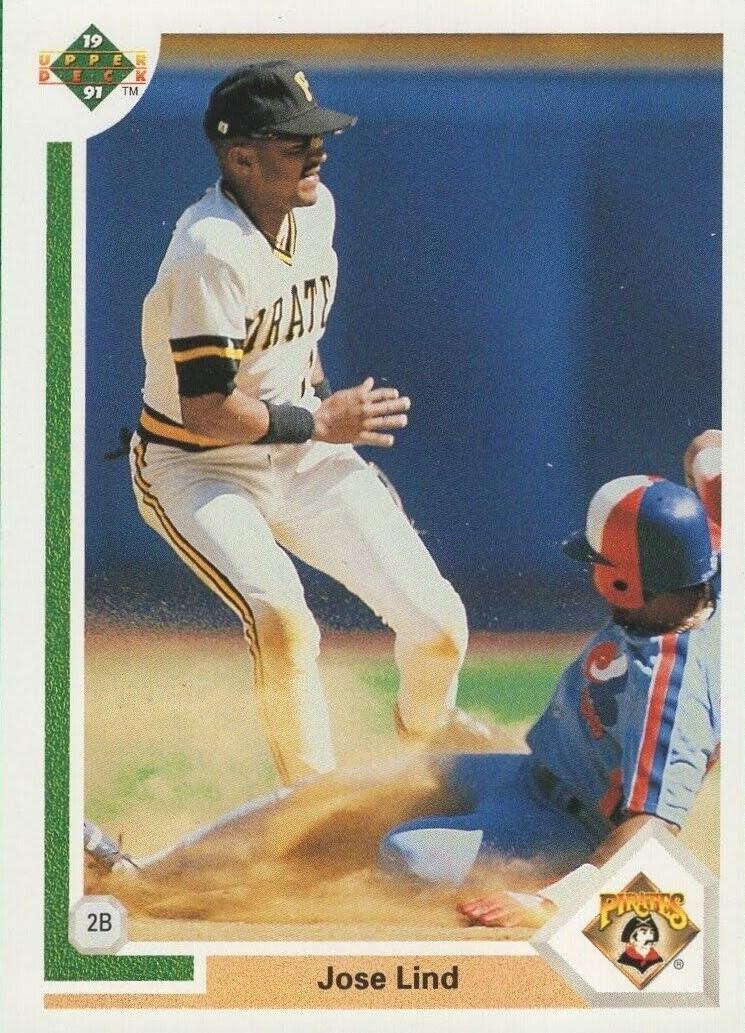 1991 Upper Deck Baseball Jose Lind #258