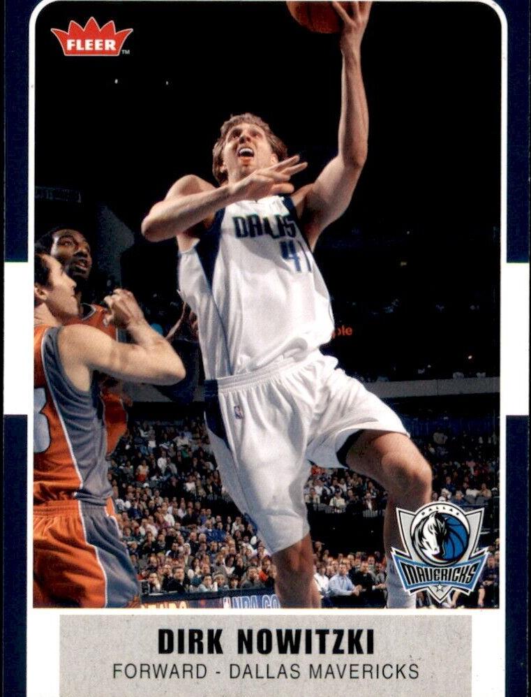 2007 Fleer Basketball Dirk Nowitzki #198