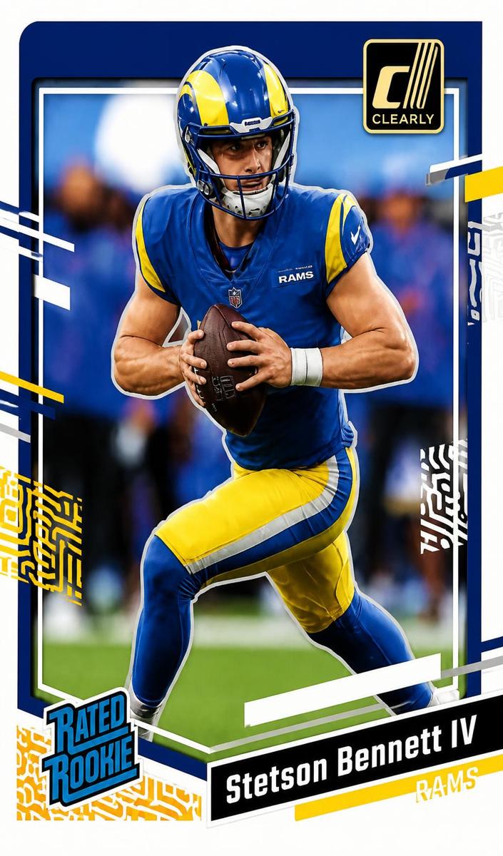 2023 Panini Clearly Donruss Football Holo RR Logo Stetson Bennett IV #83