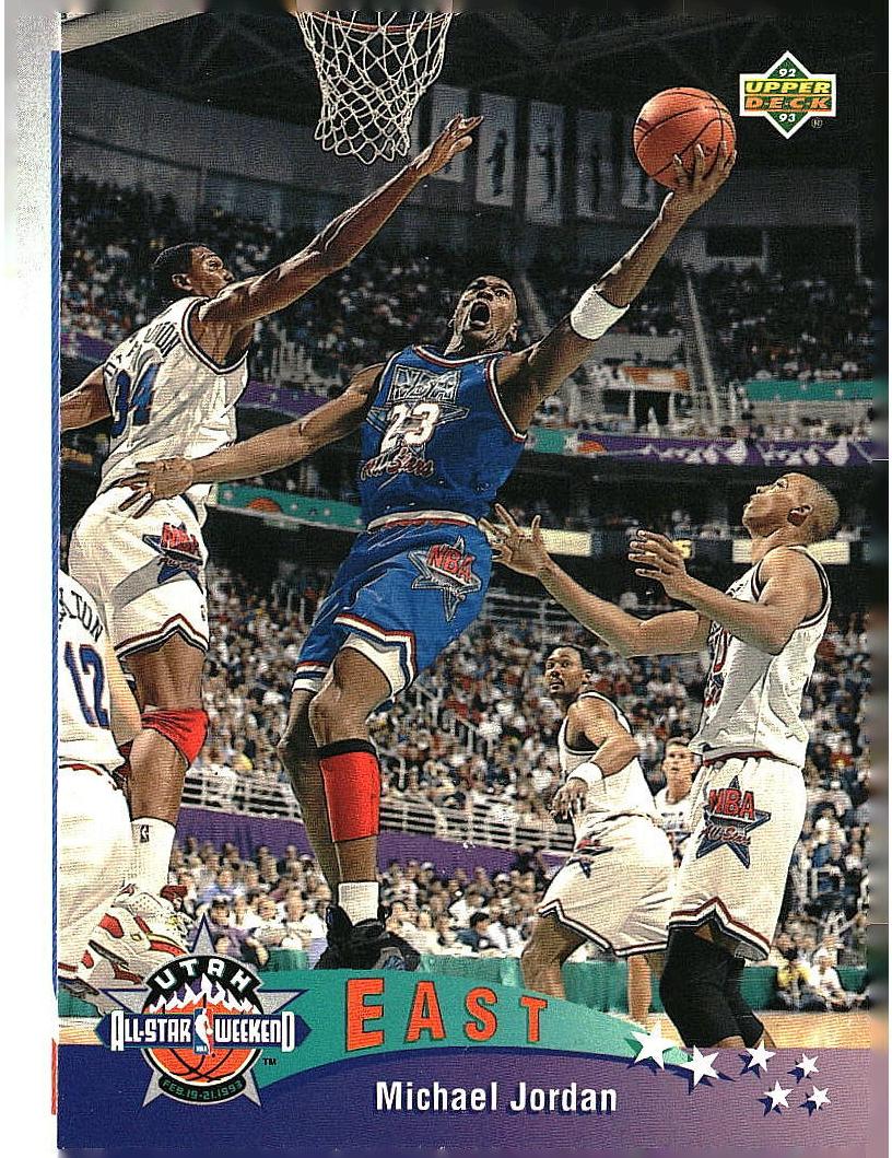 1992 Upper Deck International Basketball Italian Michael Jordan #5 PSA 9