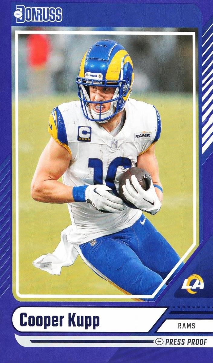 2024 Panini Donruss Football Press Proof Blue Cooper Kupp #258