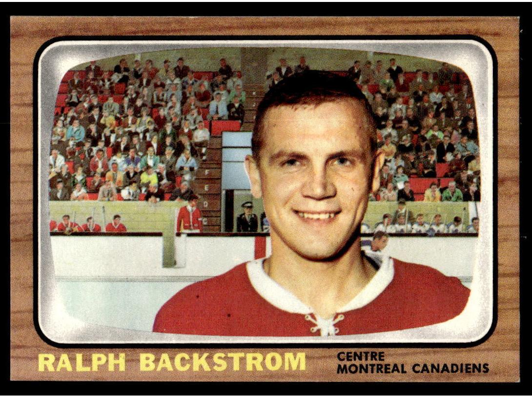 1966 Topps Hockey Ralph Backstrom #75