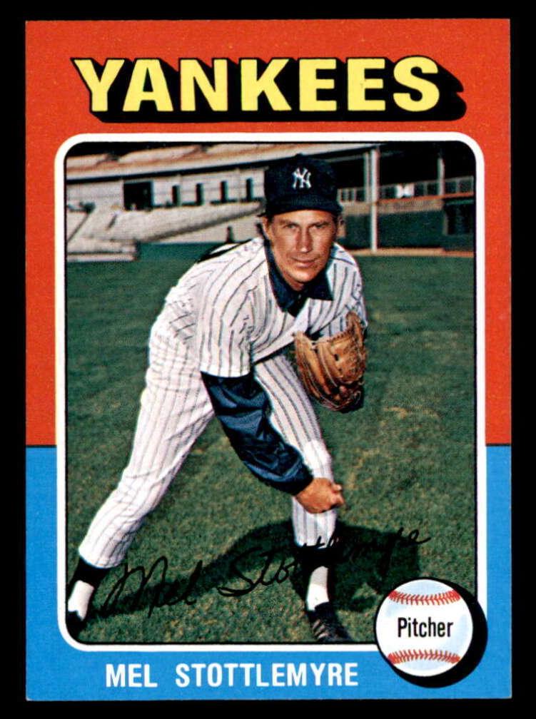 1975 Topps Mini Baseball Mel Stottlemyre #183