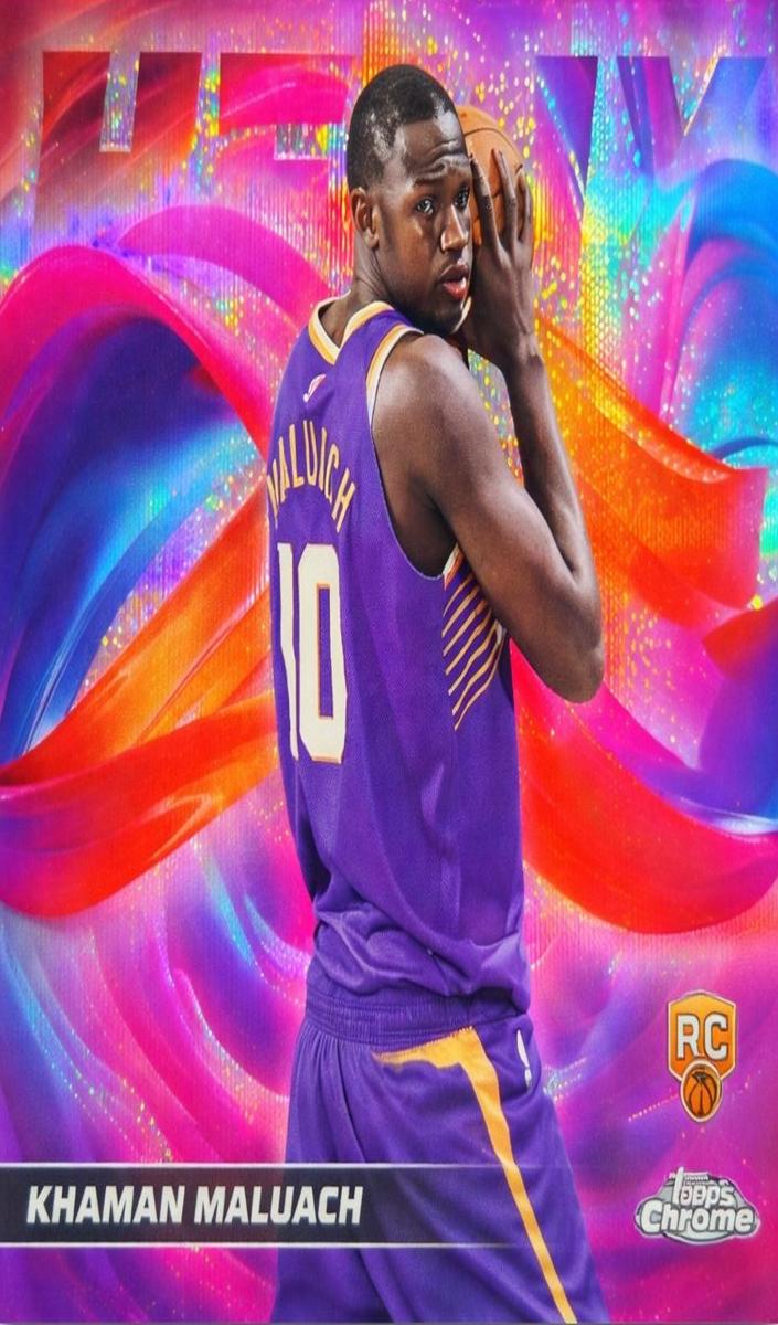 2025 Topps Chrome Basketball Khaman Maluach #H-17 PSA 10