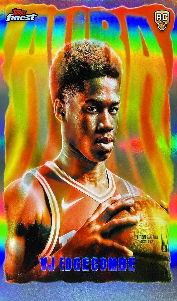 2025 Topps Finest Basketball VJ Edgecombe #AU-18