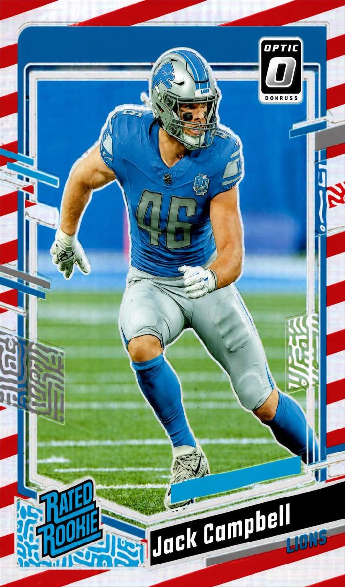 2023 Donruss Optic Football Freedom Jack Campbell #235