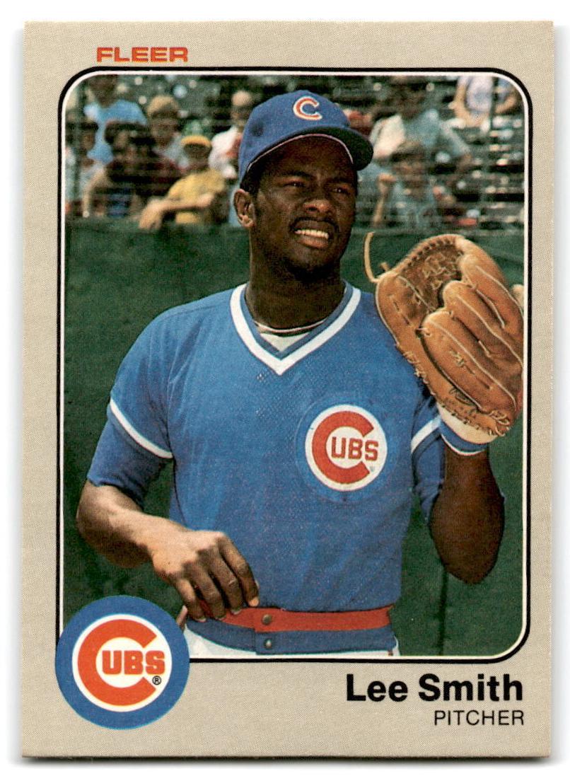 1983 Fleer Baseball Lee Smith #508