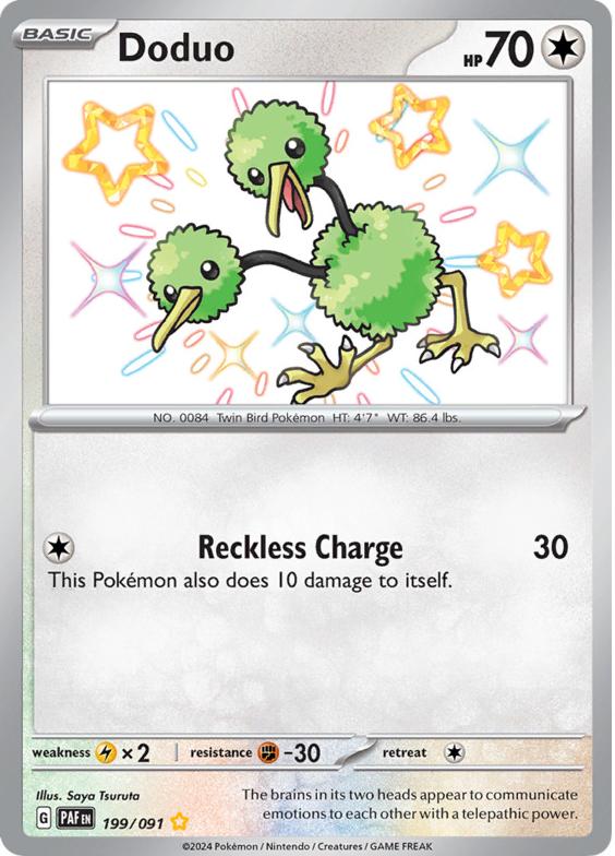 2024 Pokemon Scarlet & Violet Paldean Fates Doduo #199 PSA 10