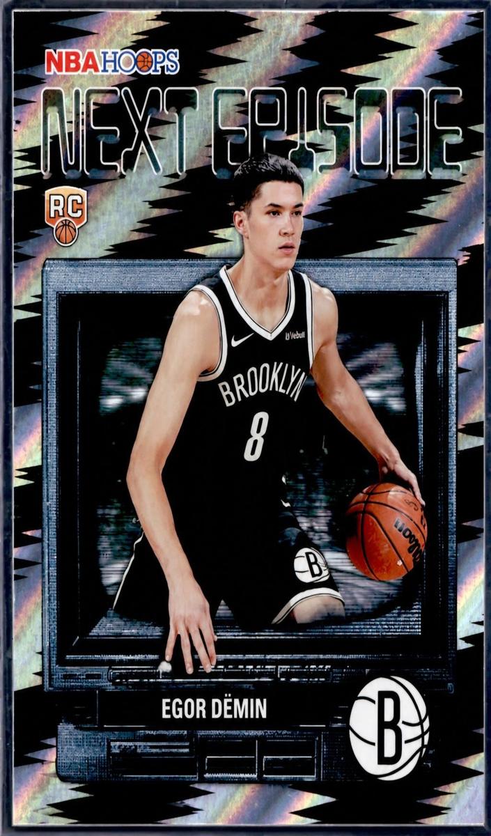 2025 Topps NBA Hoops Basketball Rainbow Egor Demin #NE-8