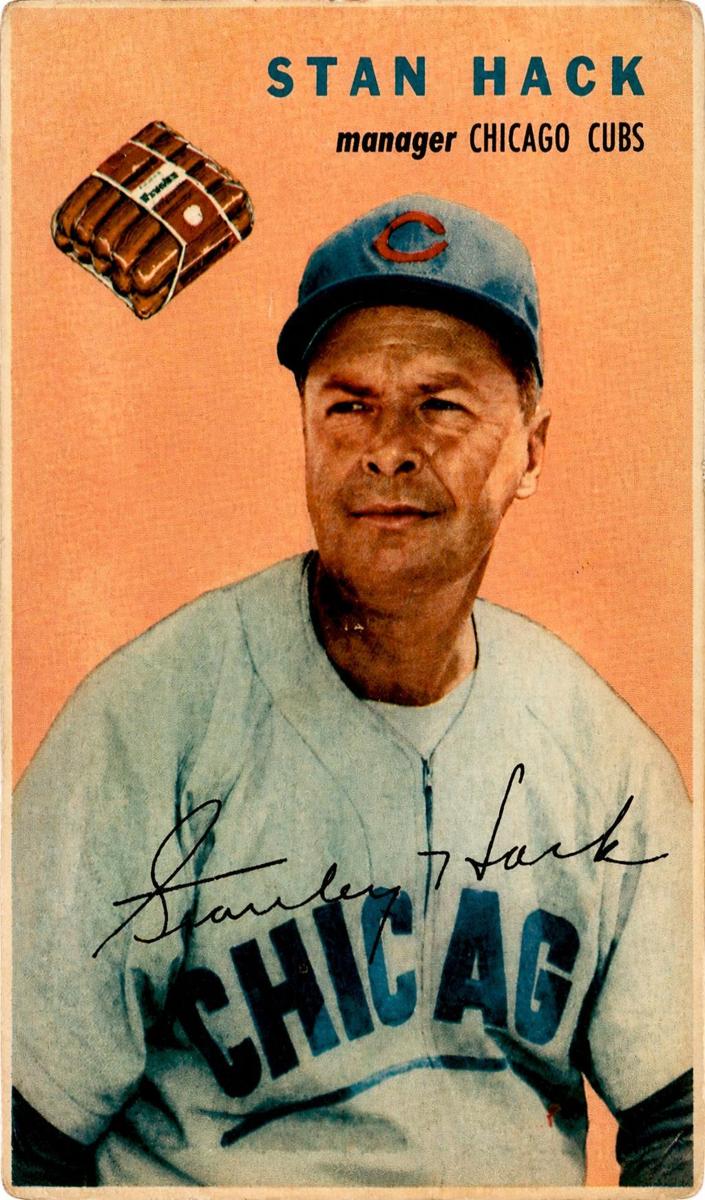 1954 Wilson Franks Baseball Stan Hack #NNO PSA 3.5
