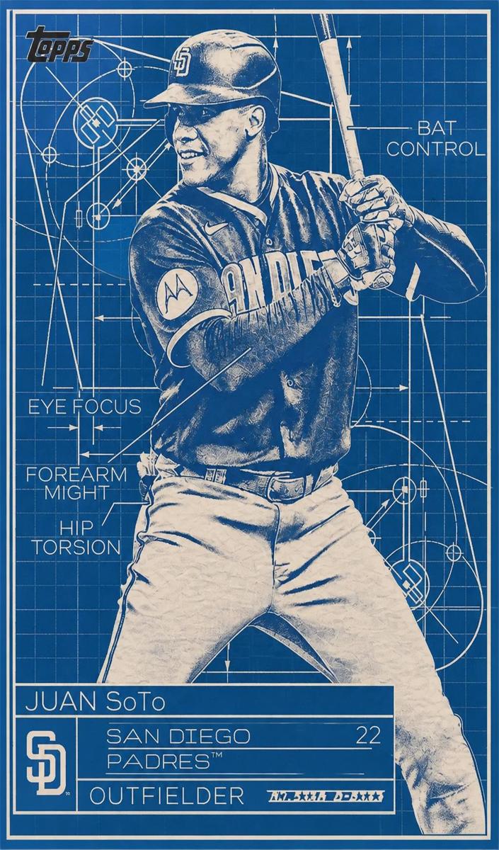 2024 Topps Baseball Black Juan Soto #SB-9