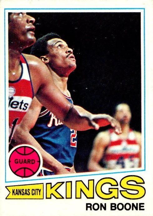 1977 Topps Basketball Ron Boone #119 PSA 8