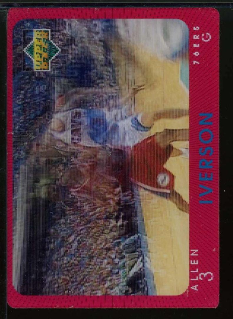 1997 Upper Deck Diamond Vision Basketball Allen Iverson #20