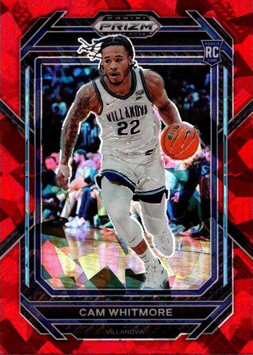 2023 Panini Prizm Draft Picks Basketball Red Ice Cam Whitmore #98