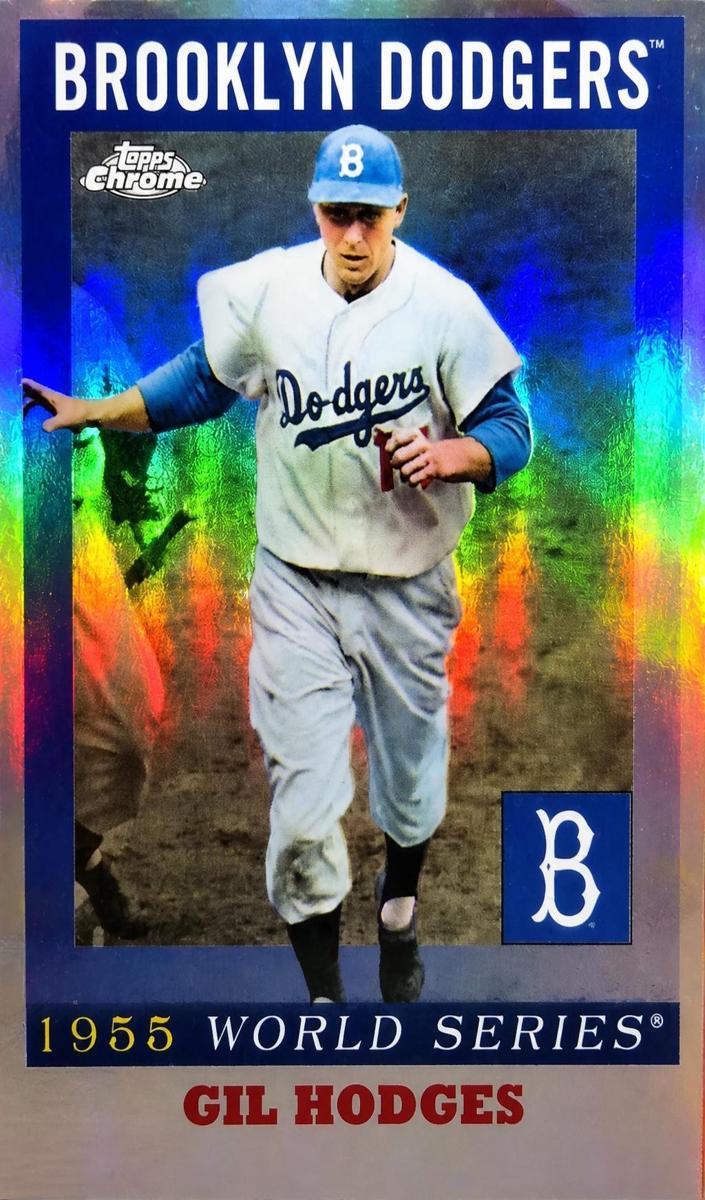 2025 Topps Chrome Platinum Baseball Gil Hodges #55WS-5