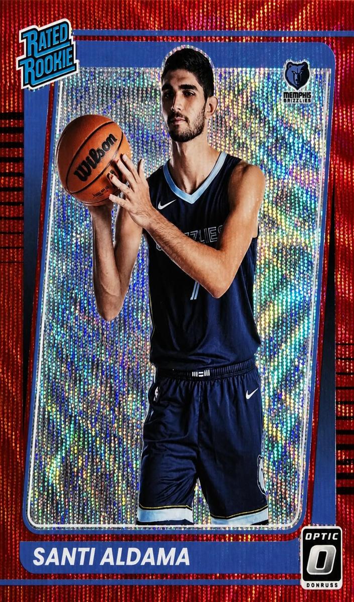 2021 Donruss Optic Basketball Red Wave Santi Aldama #176