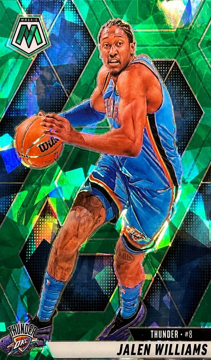 2024 Panini Mosaic Basketball Green Ice Jalen Williams #150