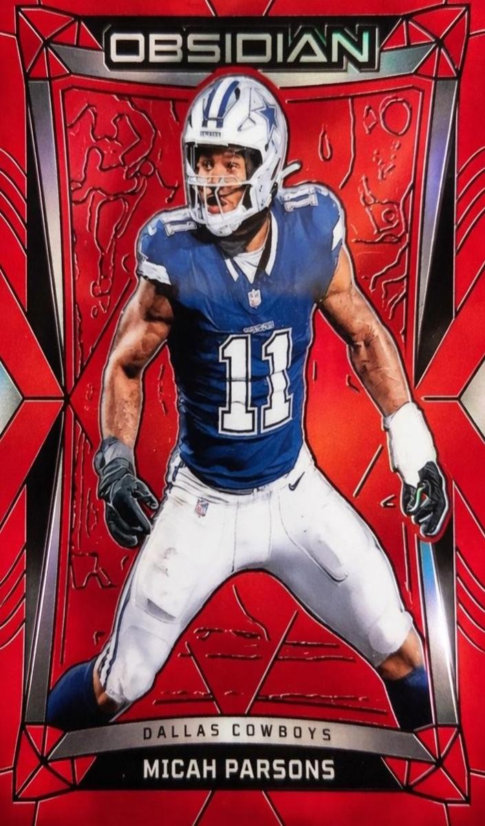 2024 Panini Obsidian Football Red Micah Parsons #52