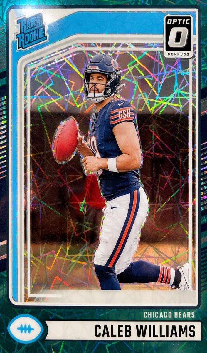 2024 Panini Donruss Football Green Velocity Caleb Williams #327