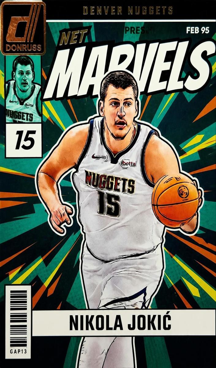 2024 Panini Donruss Basketball Press Proof Gold Nikola Jokic #2
