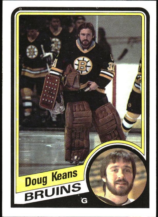 1984 Topps Hockey Doug Keans #4 PSA 8