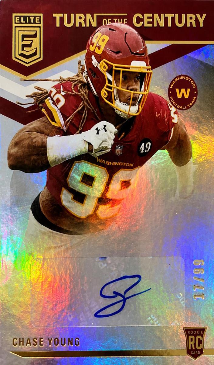 2020 Panini Chronicles Football Chase Young #TOC-CY HGA 9.5