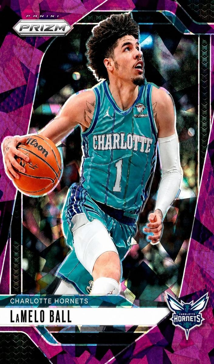 2024 Panini Prizm Basketball Purple Ice LaMelo Ball #30