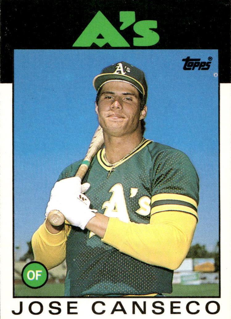 1986 Topps Traded Baseball Jose Canseco #20T RAW Ungraded