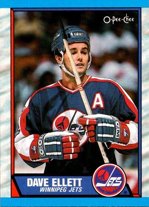 1989 O-Pee-Chee Hockey Dave Ellett #69