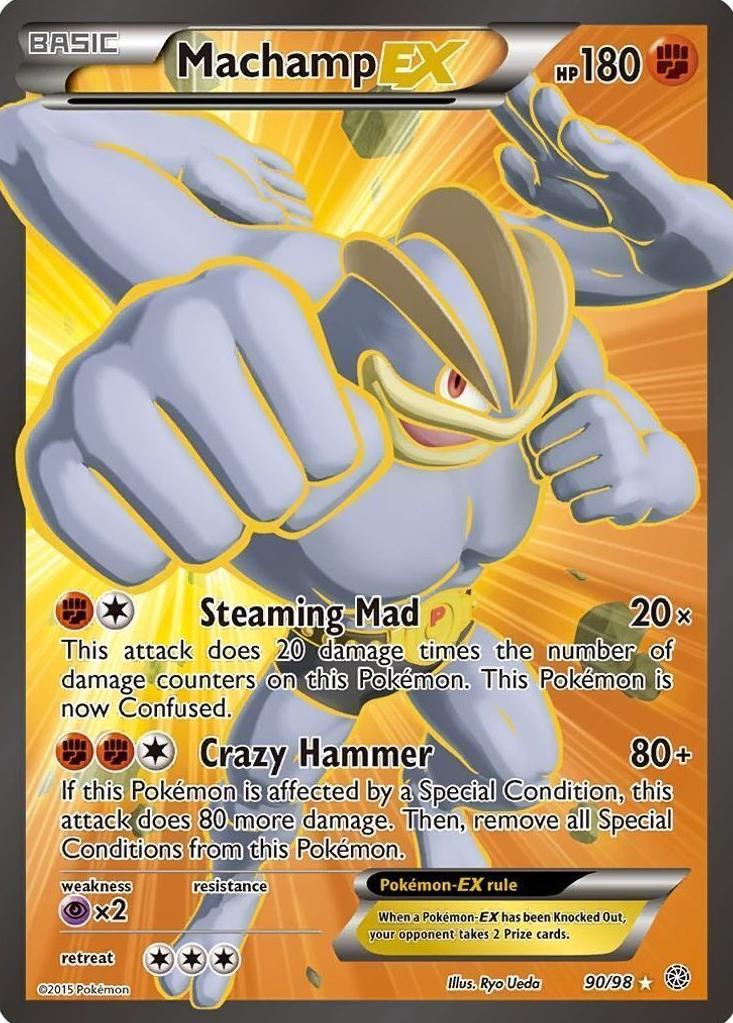 2015 Pokemon XY Ancient Origins Machamp #90